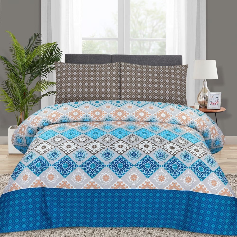 Best 3Pcs Bedsheet Set - #MBS115
