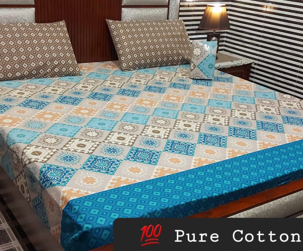 Best 3Pcs Bedsheet Set - #MBS115