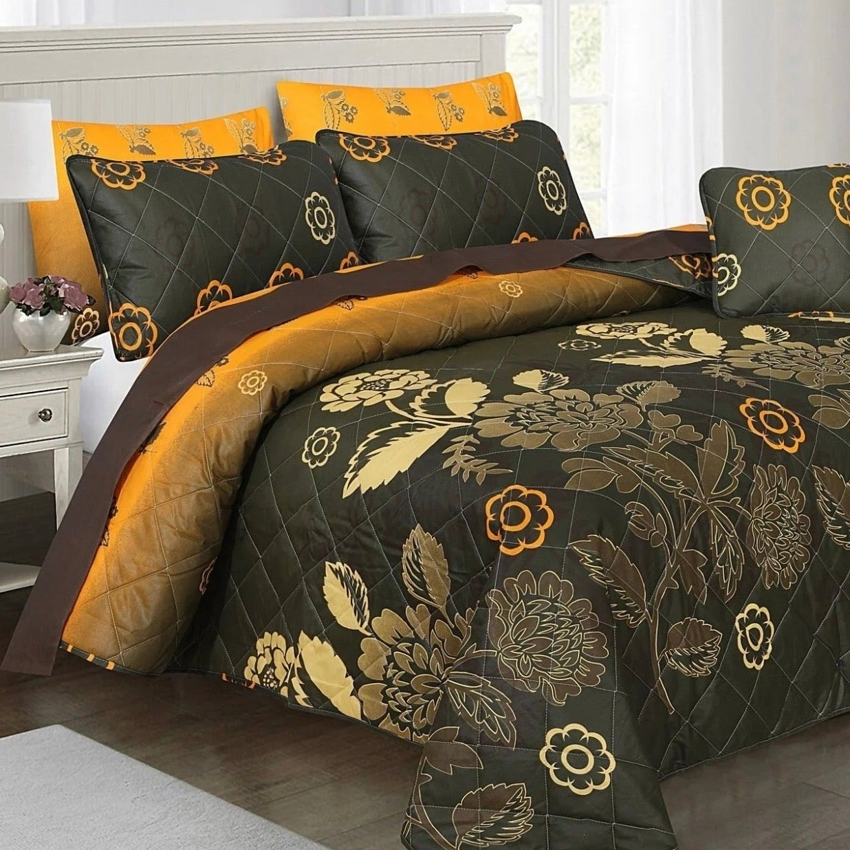 Cork Summer Comforter Set (Light Filling) - 7Pcs #MCF32