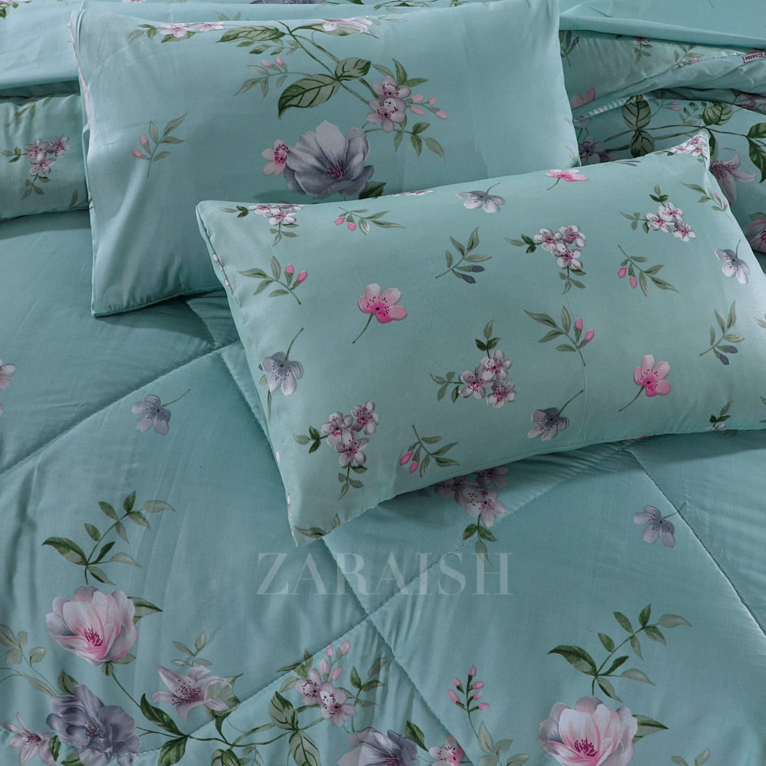 ZOEY SUMMER COMFORTER SET- 7 PC (Light Filling) #MCF27