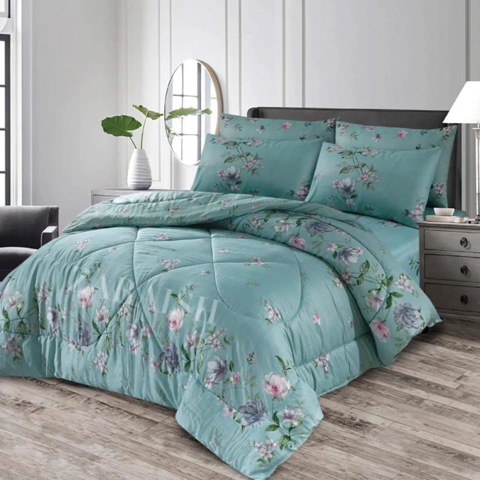 ZOEY SUMMER COMFORTER SET- 7 PC (Light Filling) #MCF27