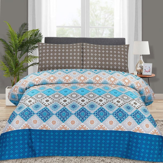 Best 3Pcs  Bedsheet Set - #MBS115