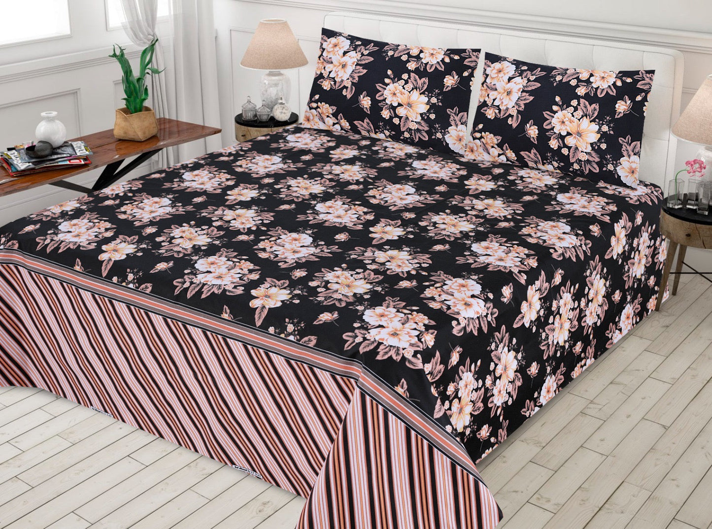 3Pcs PIECE BEDSHEET SET - #MBS101