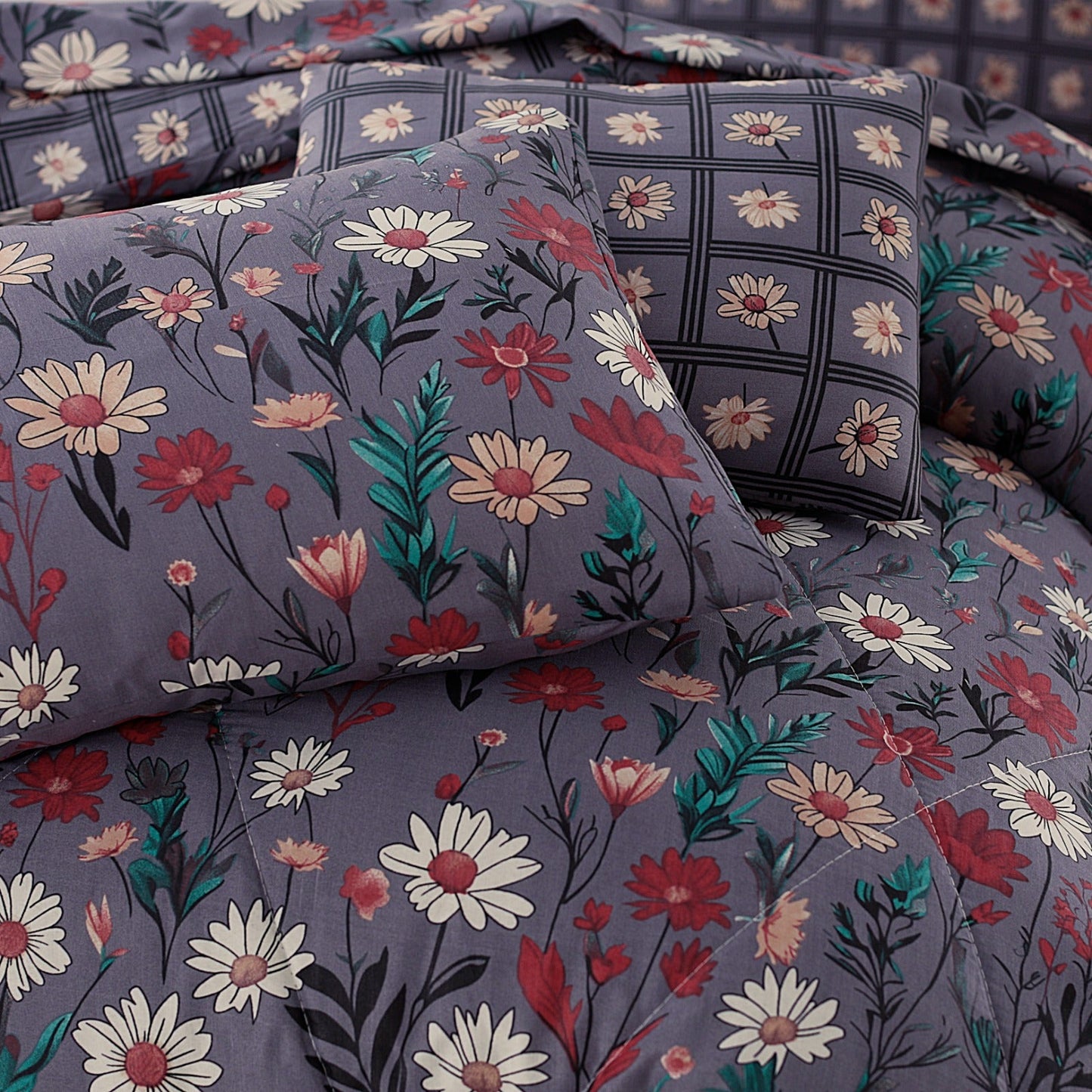 Luxurious - 7pcs Summer Comforter Set(Light Filling) - #MCF10